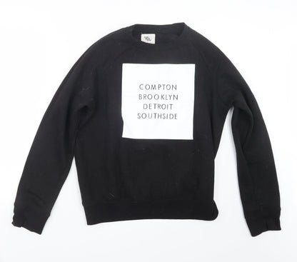 Cedar Wood State Mens Black   Pullover Jumper Size L