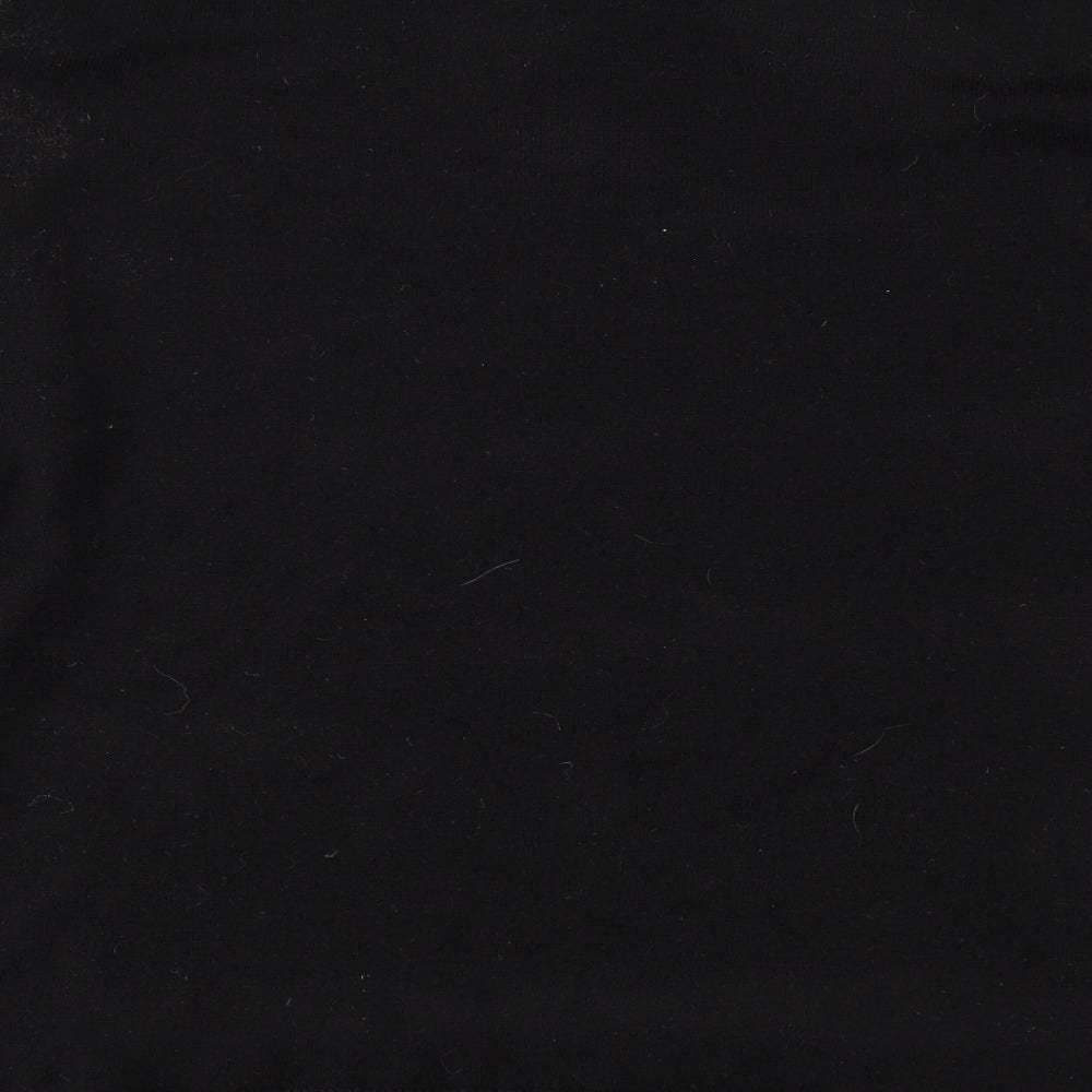 Easy Mens Black  Knit Pullover Jumper Size L