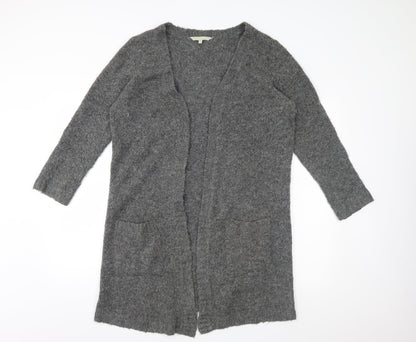 VRS Womens Grey  Knit Cardigan Jumper Size M