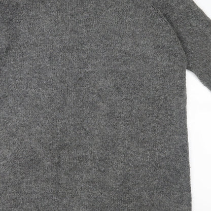 VRS Womens Grey  Knit Cardigan Jumper Size M