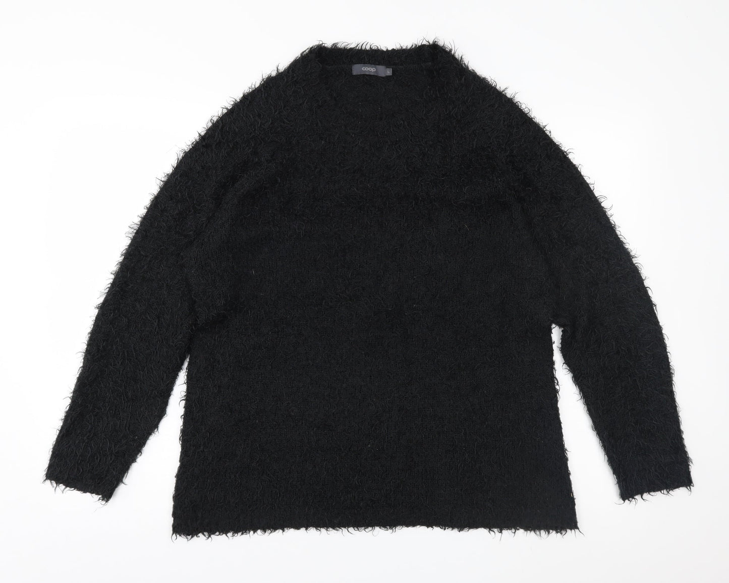 COOP Womens Black  Knit Pullover Jumper Size L