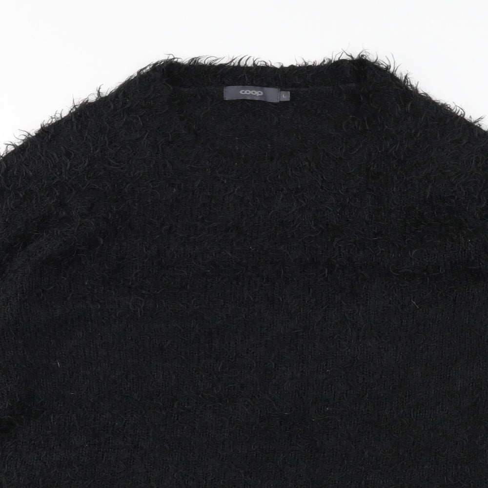 COOP Womens Black  Knit Pullover Jumper Size L