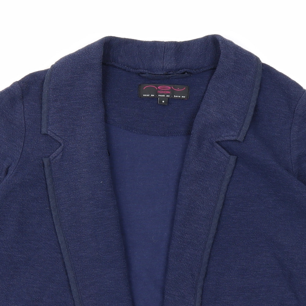 Womens UK Size 8 New Look Blue Jacket