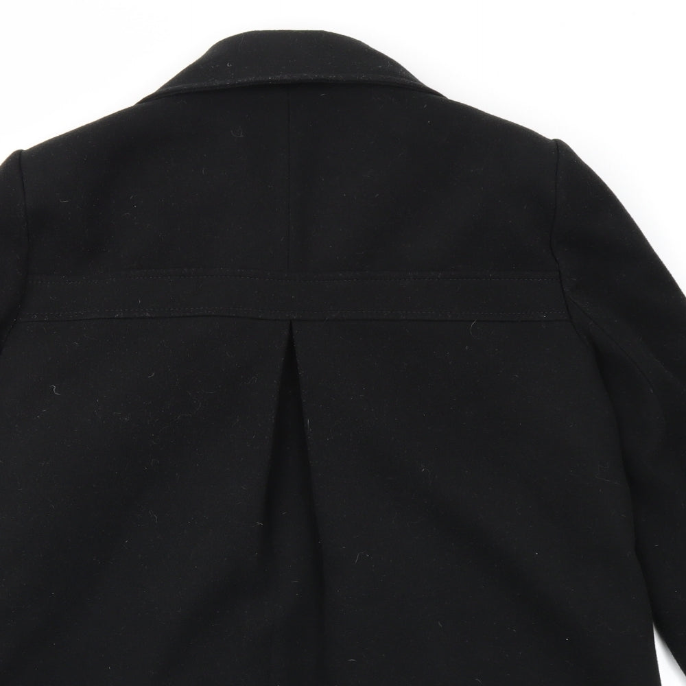 F&F Womens Black   Overcoat Coat Size 12