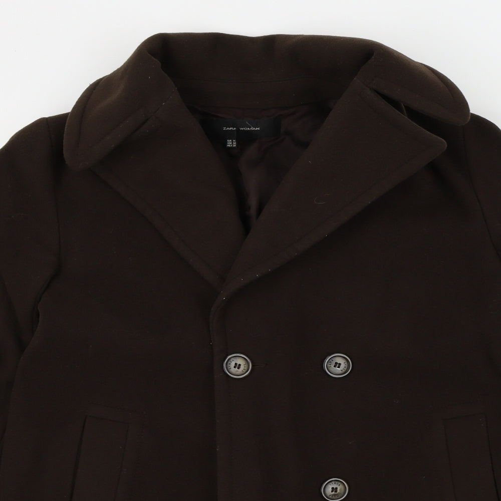 Zara Womens Brown   Jacket Coat Size M