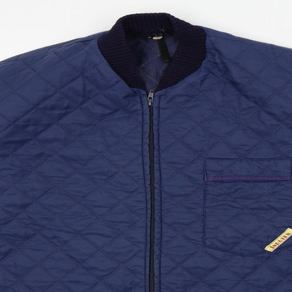 Mens UK Size M INDUTEX Blue Jacket