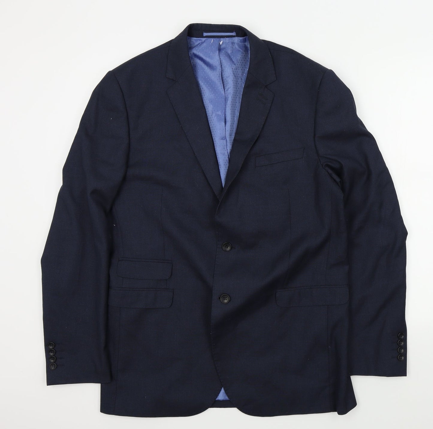 George Mens Blue   Jacket Suit Jacket Size 42