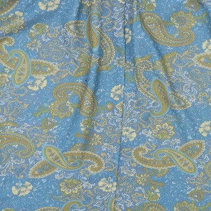 DMART Womens Blue Paisley  Flare Skirt Size M