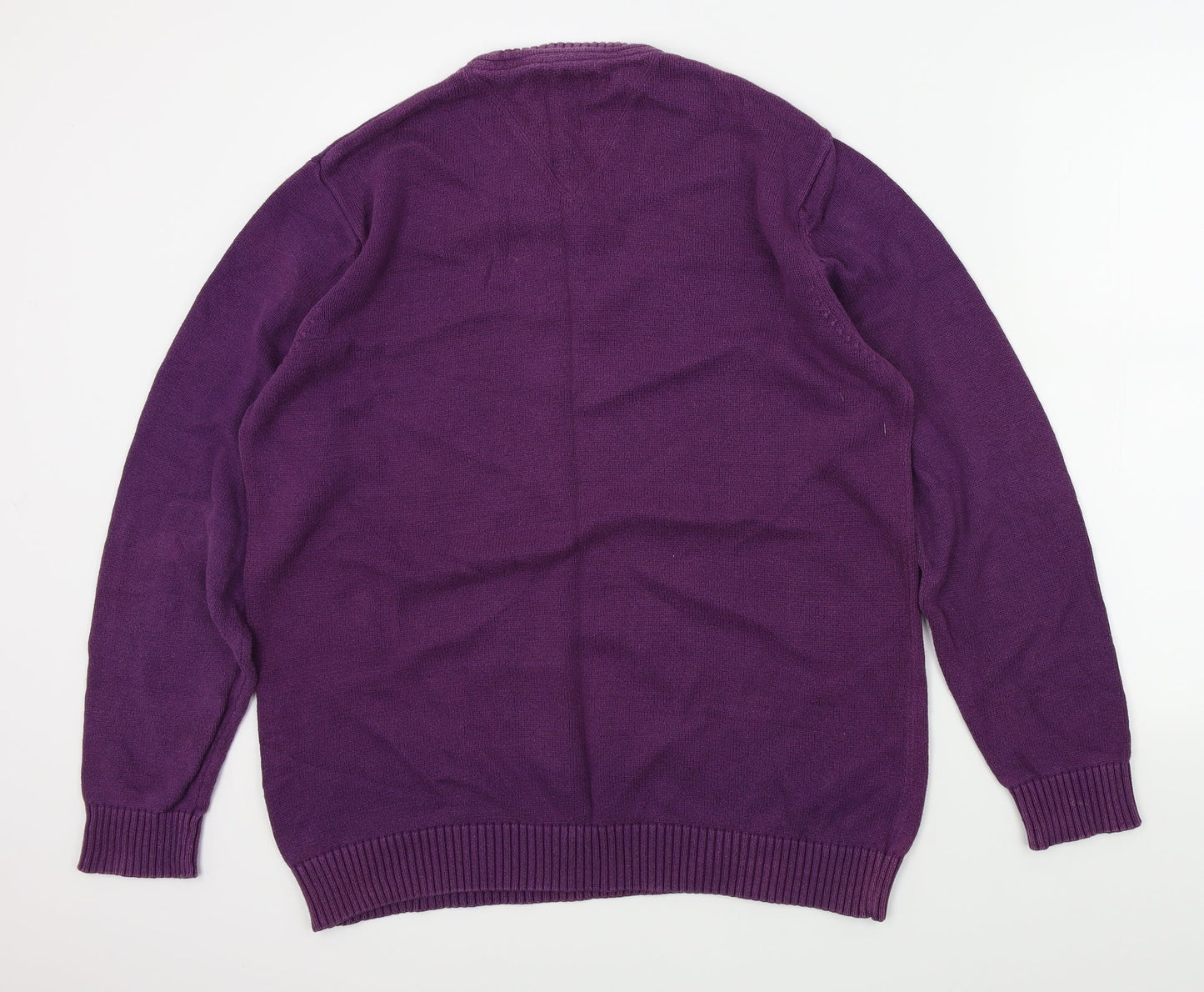 Atlantic Bay Mens Purple   Pullover Jumper Size L