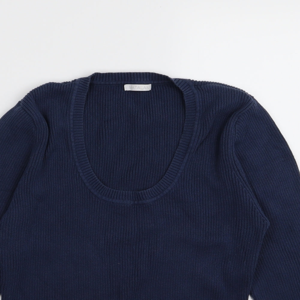 Matalan Womens Blue   Pullover Jumper Size 16