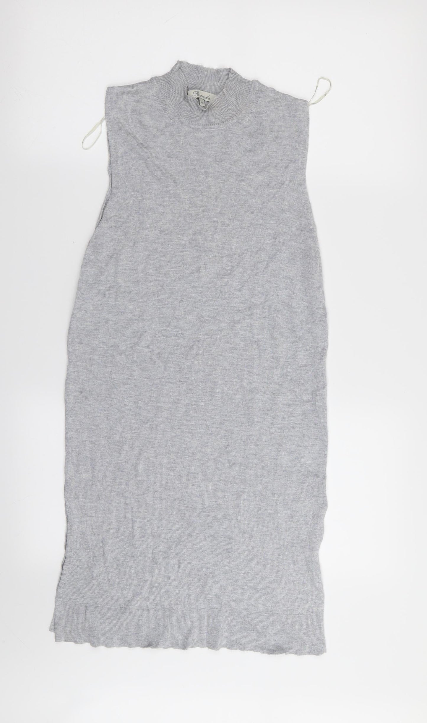 Peacocks Womens Grey   Pencil Dress  Size 10