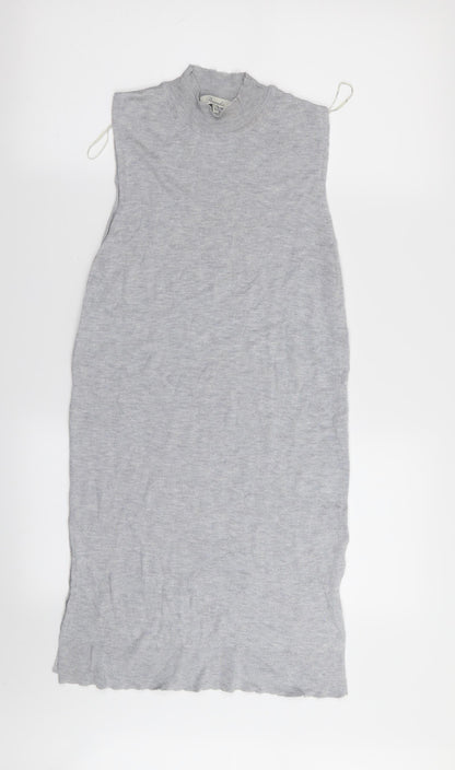 Peacocks Womens Grey   Pencil Dress  Size 10