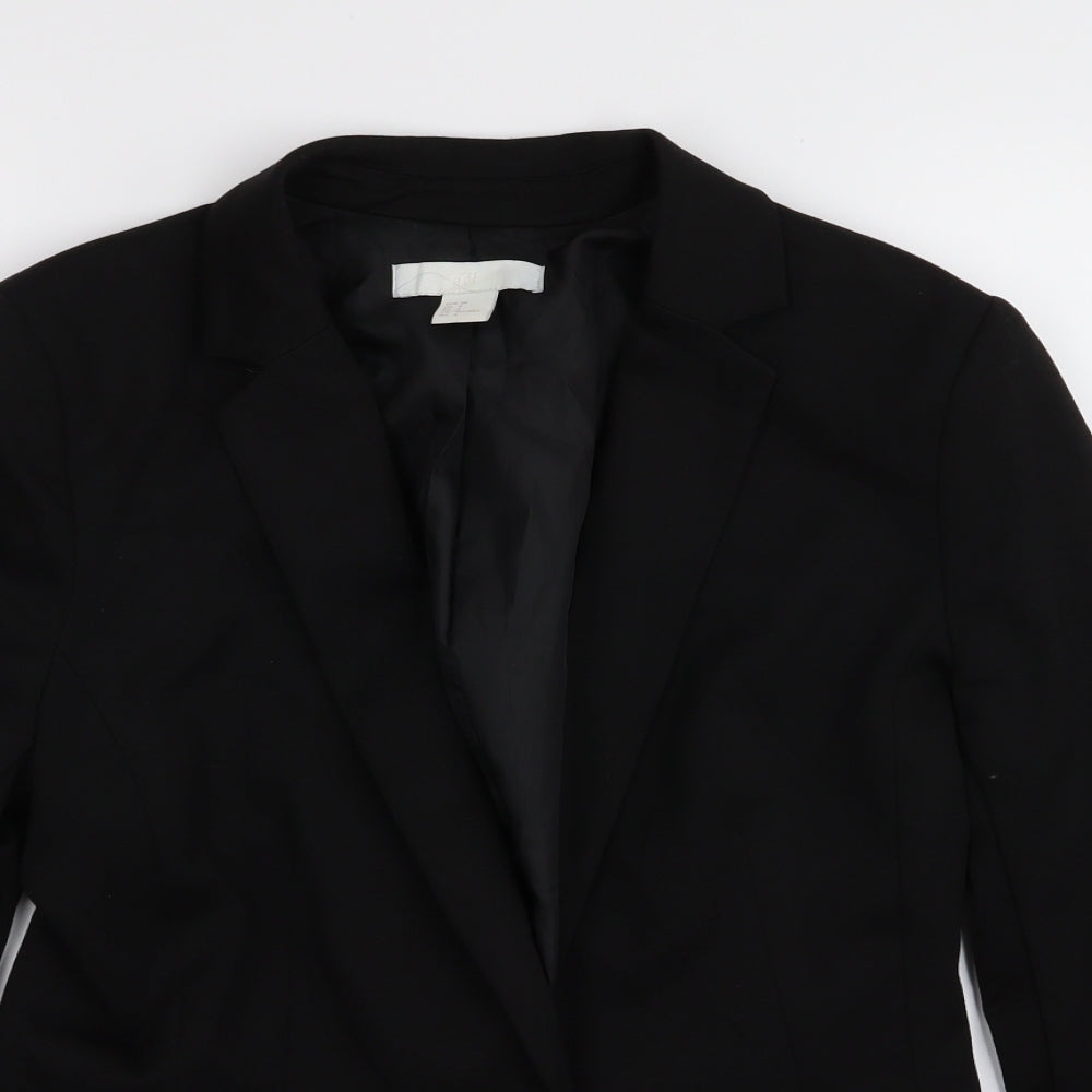 H&M Womens Black   Jacket Blazer Size 10