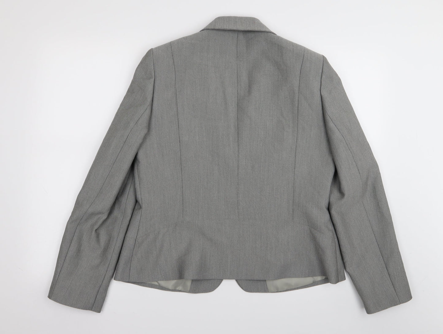 Womens UK Size 14 planet Regular Grey Blazer