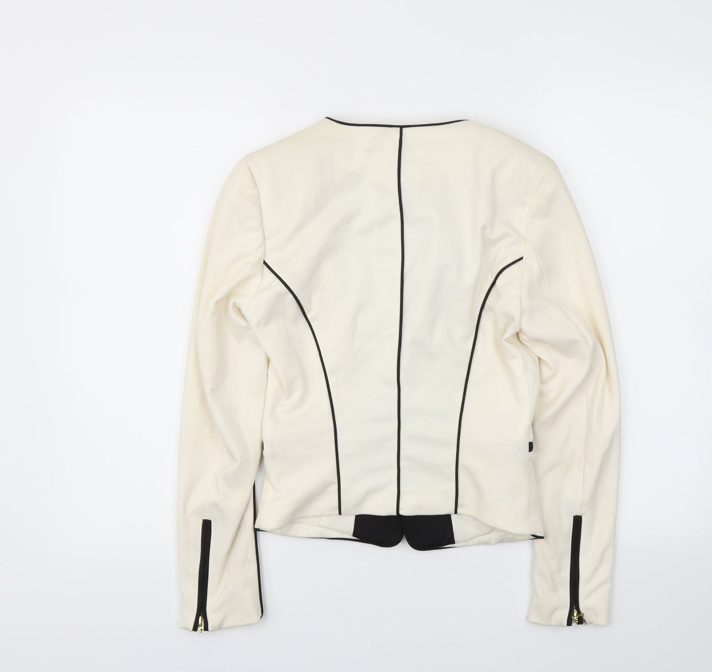 H&M Womens Ivory   Jacket Blazer Size 6
