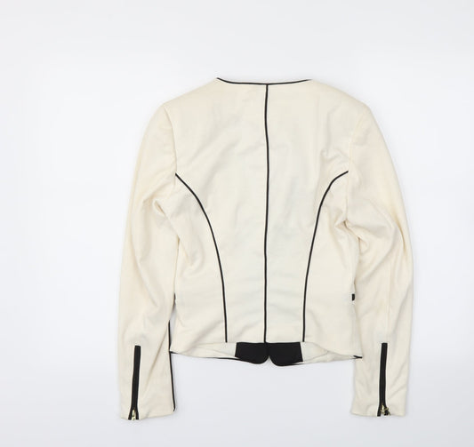 H&M Womens Ivory   Jacket Blazer Size 6