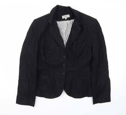M&S Womens Black   Jacket Blazer Size 12
