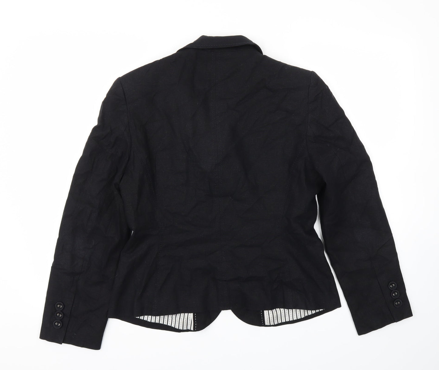 M&S Womens Black   Jacket Blazer Size 12
