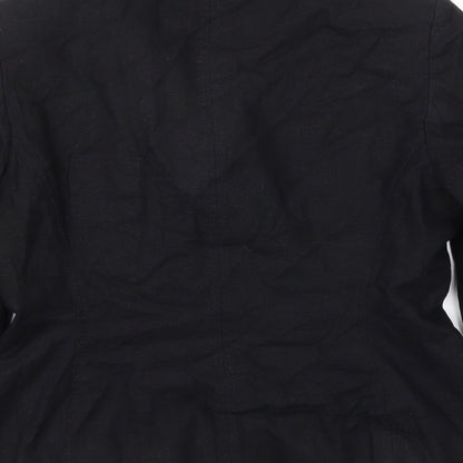 M&S Womens Black   Jacket Blazer Size 12
