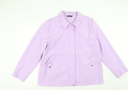 Classic Womens Purple   Jacket  Size L
