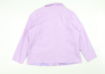 Classic Womens Purple   Jacket  Size L