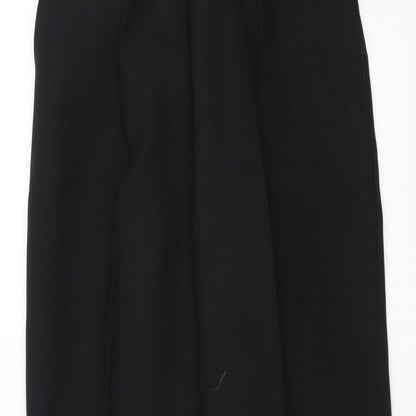 Womens UK Size 12 Preworn Regular Fit  Black Trousers