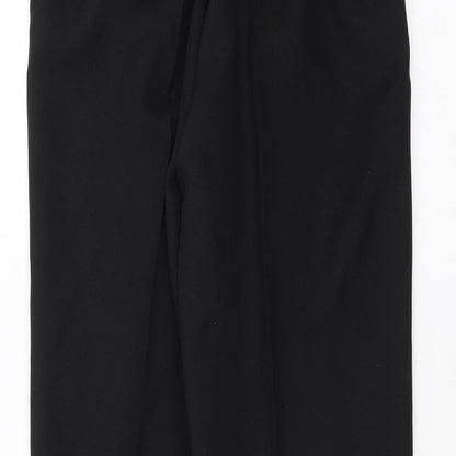 Womens UK Size 12 Preworn Regular Fit  Black Trousers