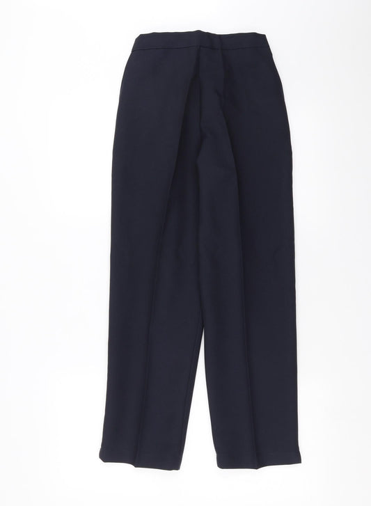 Womens UK Size 12 Preworn Regular Fit  Blue Trousers
