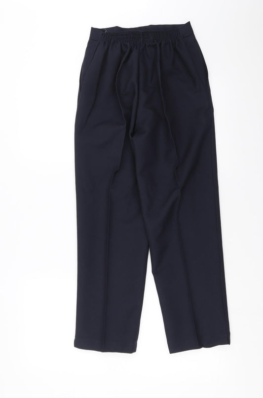 Womens UK Size 12 Preworn Regular Fit  Blue Trousers