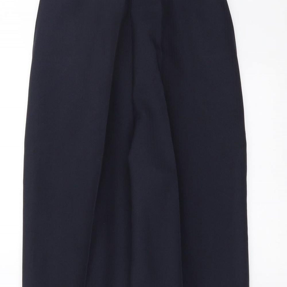 Womens UK Size 12 Preworn Regular Fit  Blue Trousers