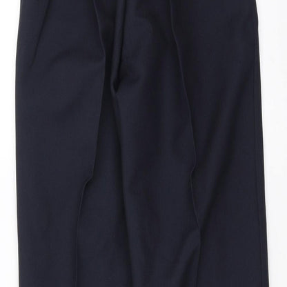 Womens UK Size 12 Preworn Regular Fit  Blue Trousers