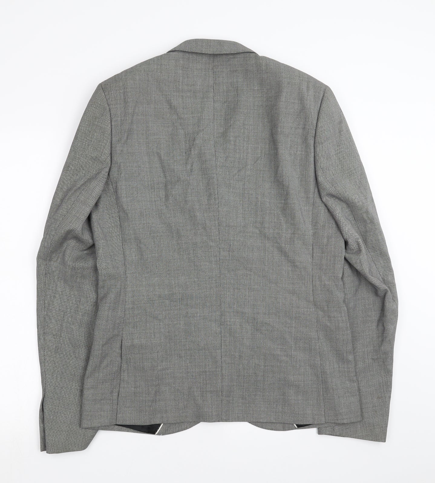 Mens UK Size 42 Topman Regular Grey Suit Jacket