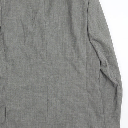 Mens UK Size 42 Topman Regular Grey Suit Jacket