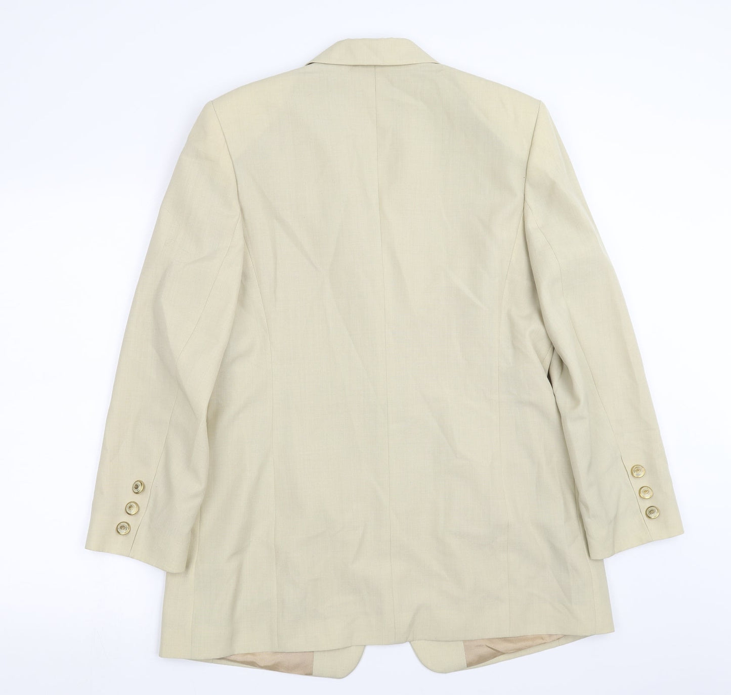 Womens UK Size 12 Bianca Regular Yellow Suit Jacket