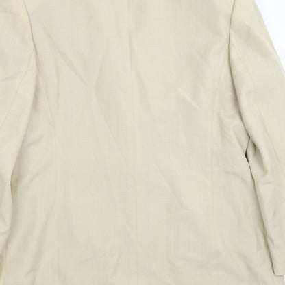 Womens UK Size 12 Bianca Regular Yellow Suit Jacket