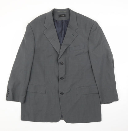 Mens UK Size 48 Benvenuto Regular Grey Suit Jacket