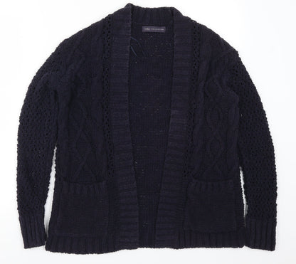 Marks and Spencer Womens Blue  Knit Cardigan Jumper Size S