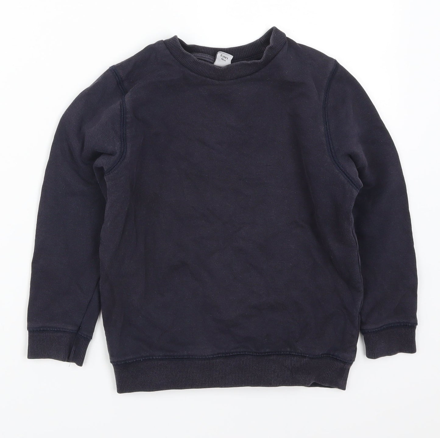 TU Boys Blue  Rayon Pullover Sweatshirt Size 6 Years