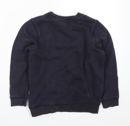 TU Boys Blue  Rayon Pullover Sweatshirt Size 6 Years