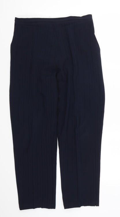 Womens UK Size 32 in Preworn Regular Fit  Blue Trousers