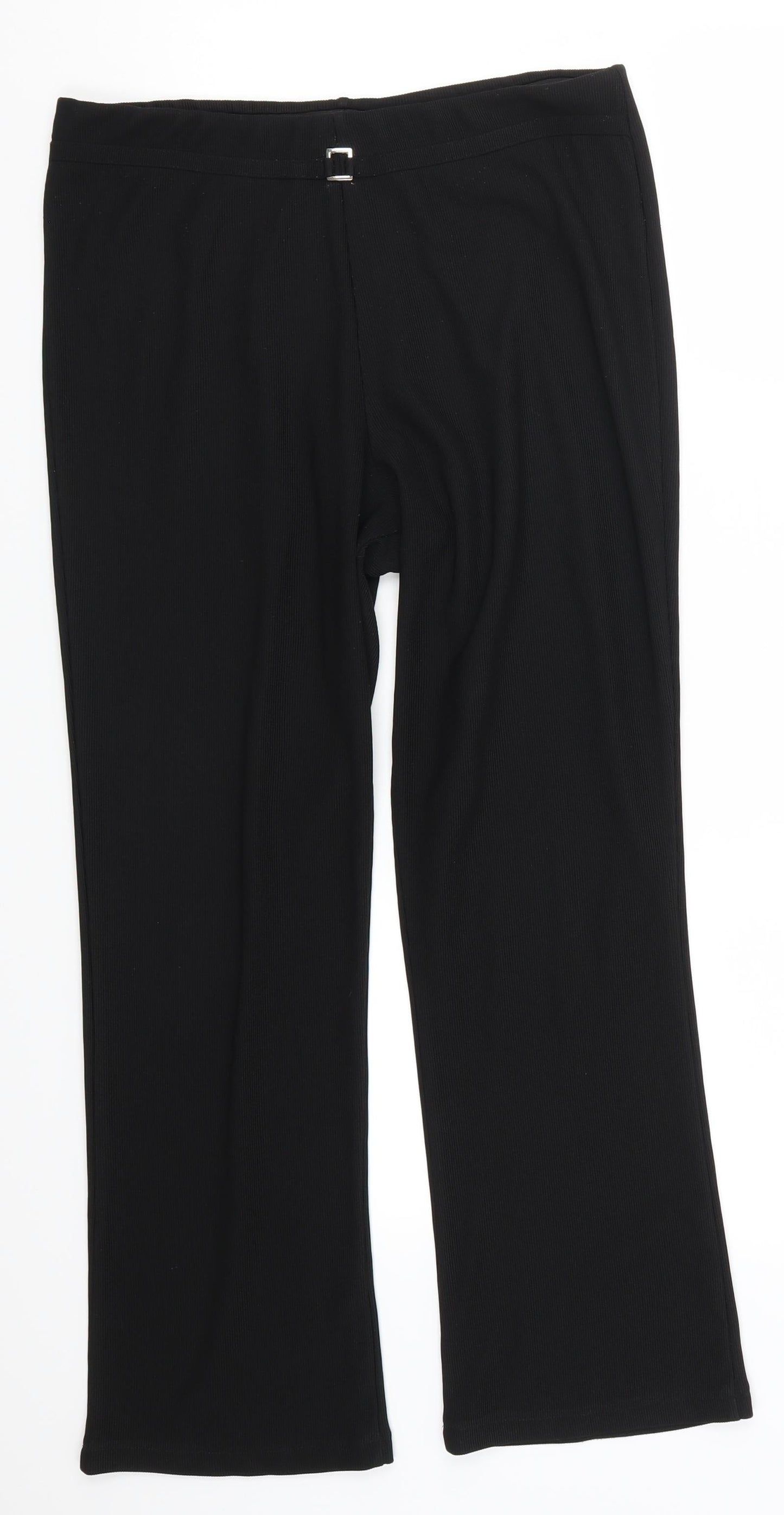 Blue Jack Womens Black   Trousers  Size 14 L26 in