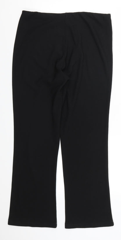 Blue Jack Womens Black   Trousers  Size 14 L26 in