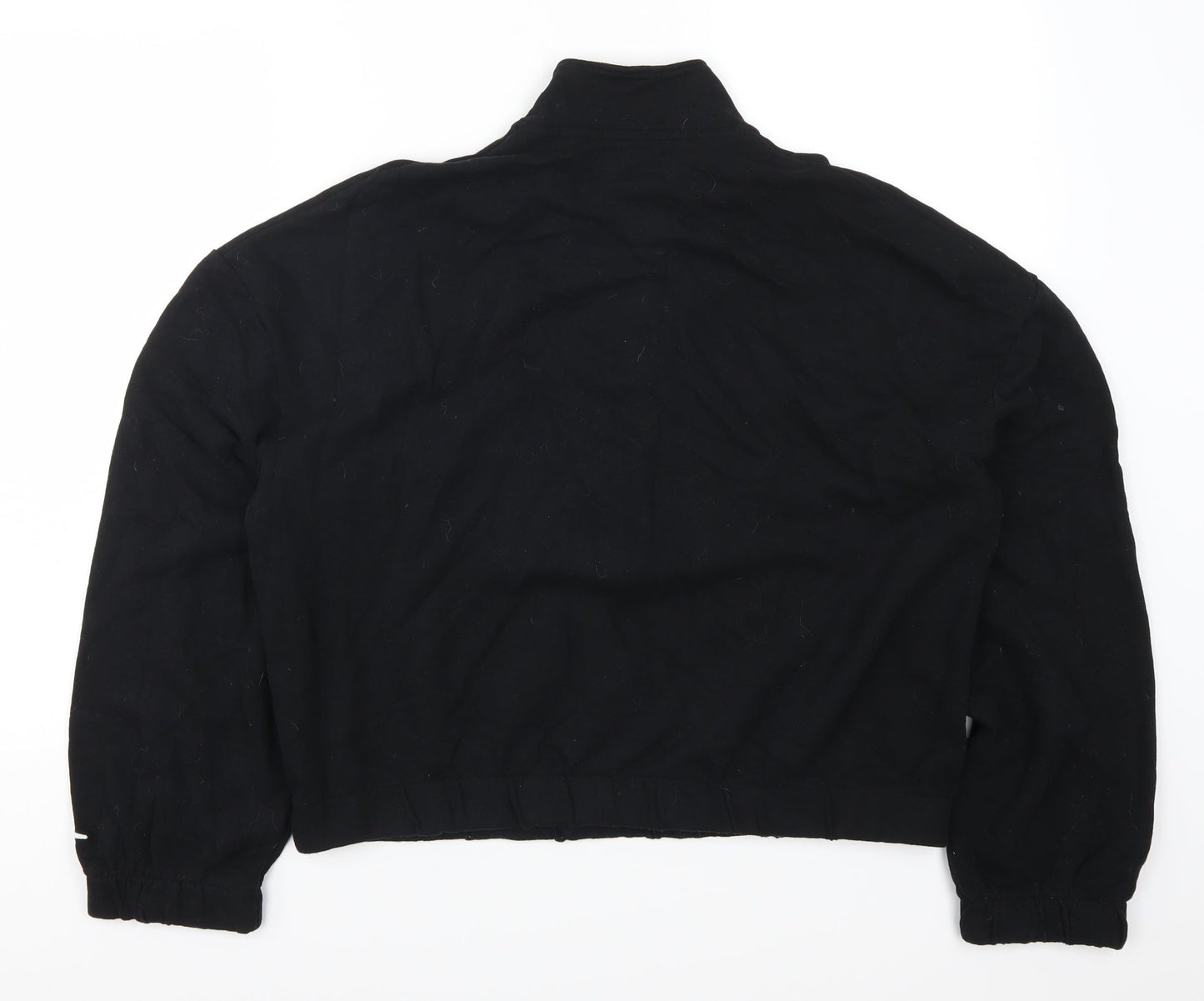 Hollister Womens Black Striped  Pullover Sweatshirt Size M