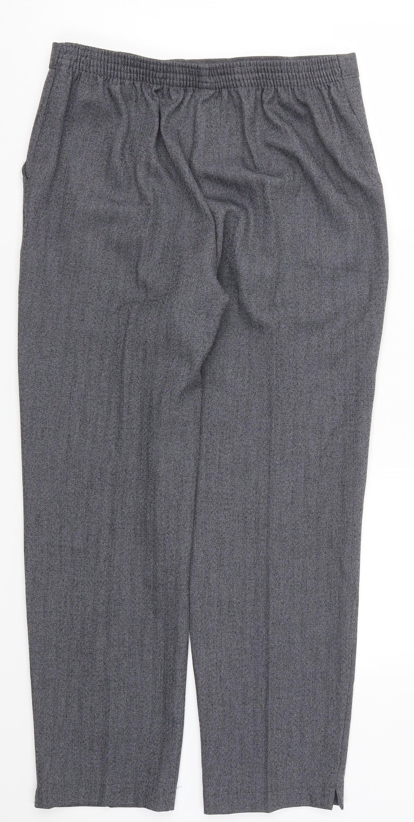 Womens UK Size 30 in Preworn Regular Fit  Grey Trousers