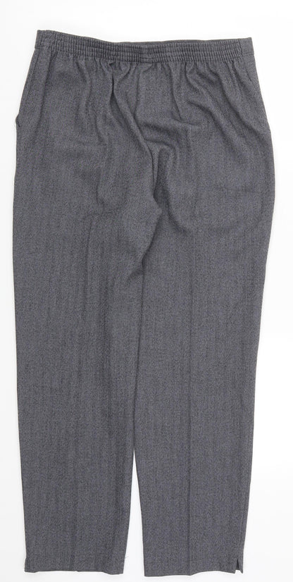 Womens UK Size 30 in Preworn Regular Fit  Grey Trousers