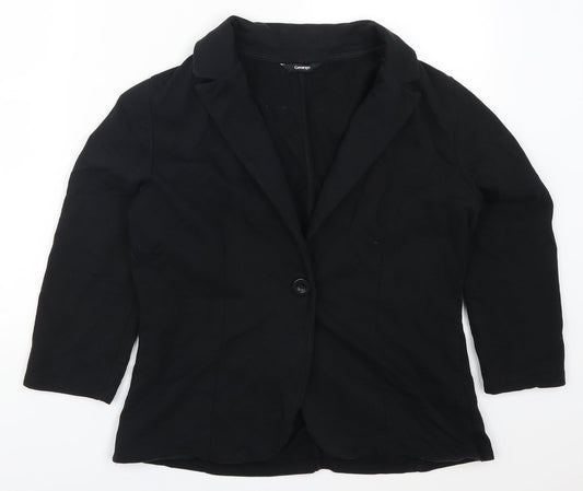 George Womens Black   Jacket Blazer Size 12