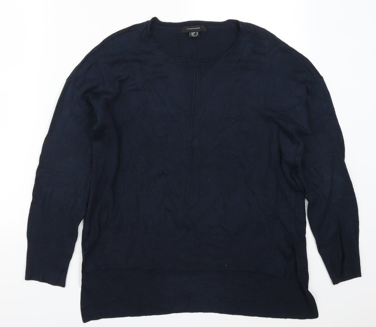 Additional front view of Atmosphere women’s blue jumper, size UK 12