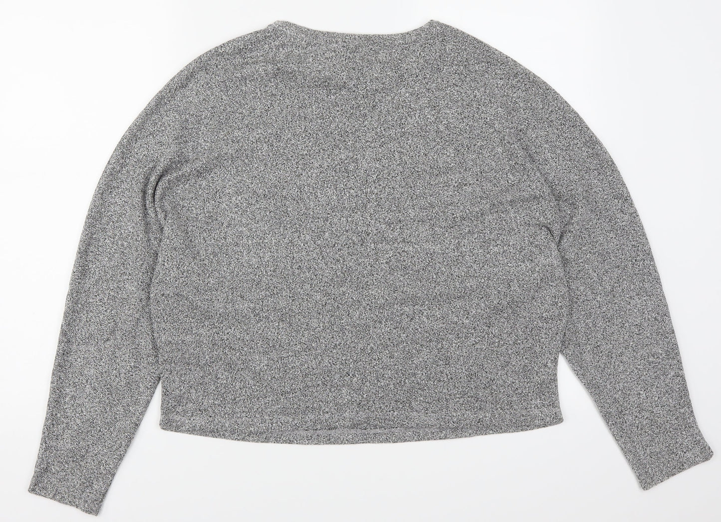 Womens UK Size M New Look Grey Basic T-Shirt