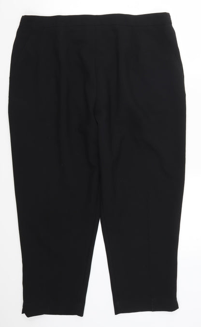 Womens UK Size 20 Dixie Regular Fit  Black Trousers