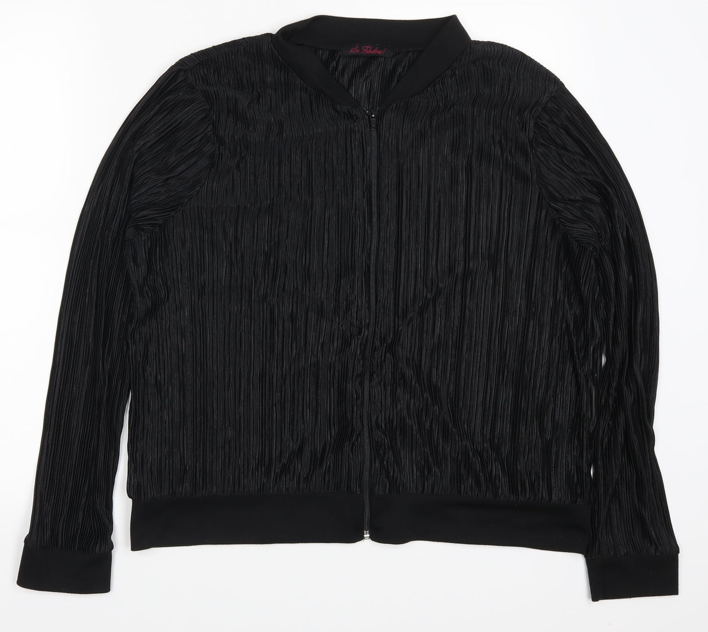 Womens UK Size 16 So Fabulous Black Jacket